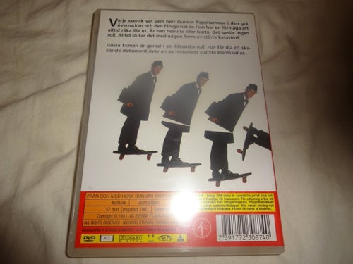 Från och med herr Gunnar Papphammar DVD Gösta Ekman