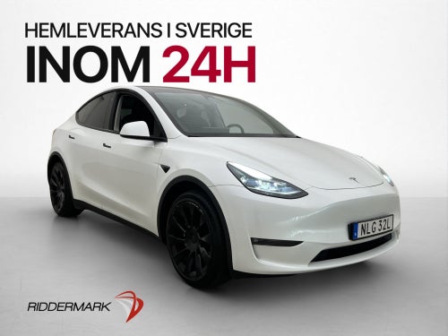 Tesla Model Y Long Range AWD Dragkrok Svensksåld