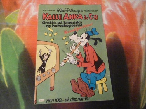 KALLE ANKA & CO, NR 4 - 1983, TIDNING