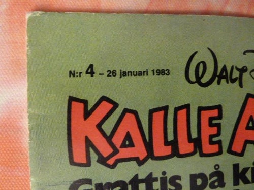 KALLE ANKA & CO, NR 4 - 1983, TIDNING