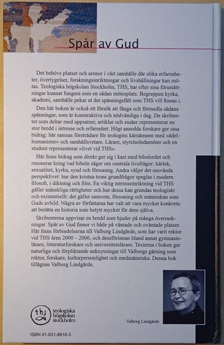 Spår av Gud: vänbok till Valborg Lindgärde, rektor vid Teologiska högskolan...