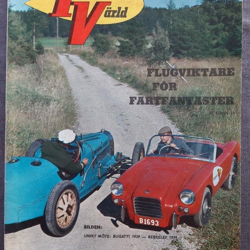 Teknikens Värld nr 17 1959: Berkeley B 95, Austin Seven/Morris MIni