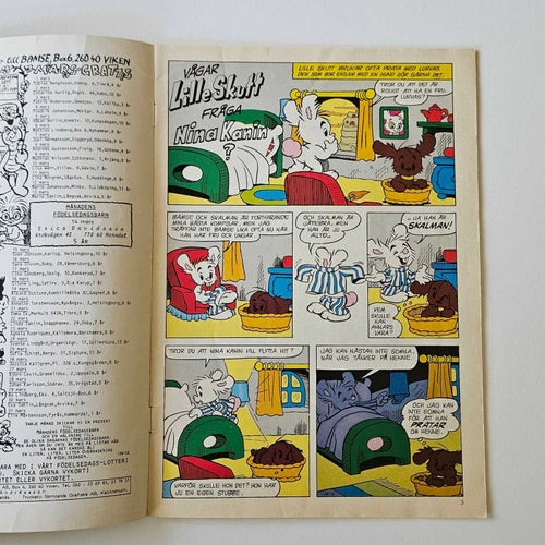 Bamse Tidning - Nr 3 1985 - Serie Serietidning
