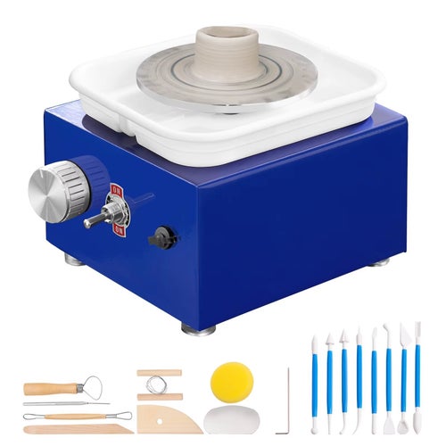 Mini Drejskiva 0–300 RPM för Keramik, Lera och Hobbyprojekt