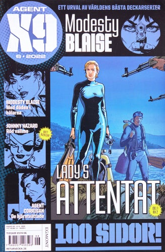 Agent X9 Serietidning 2022 nr 6 (Oläst arkivex) Modesty Blaise