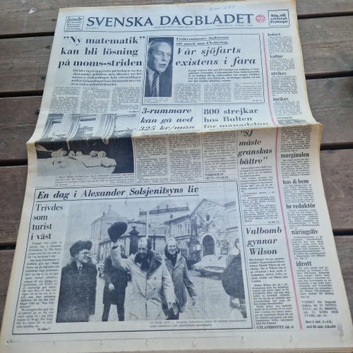 Svenska Dagbladet 23 februari 1974