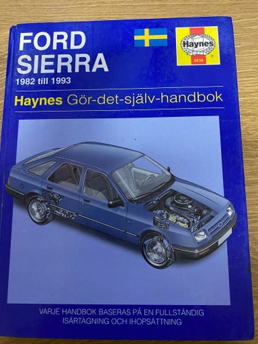 Ford Sierra 1982 till 1993 Haynes Gör-det-själv-handbok