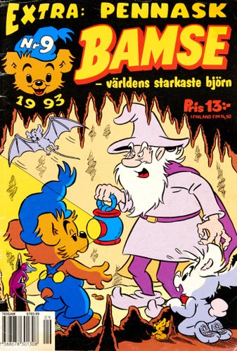 Bamse – världens starkaste björn Serietidning 1993 nr 9 (Oläst arkivex)