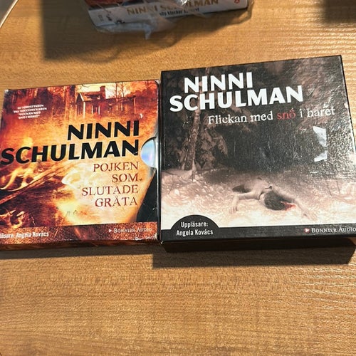 2st ljudböckerNinni Schulman - Pojken som slutade gråta & Flickan med snö i håre