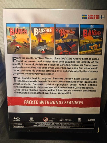 Banshee The Complete Series Blu-ray Box (2013–2016) Inplastad Region B Action Kr