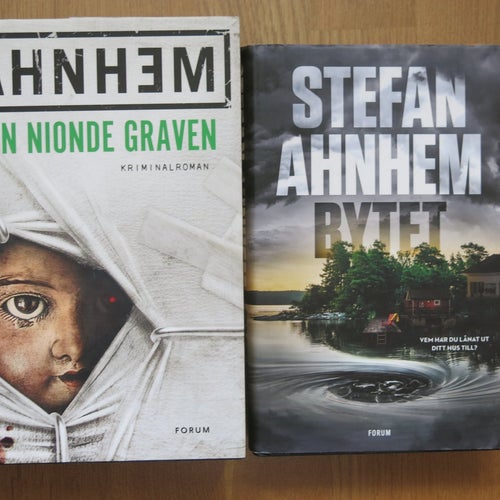 Stefan Ahnhem - 2 böcker .