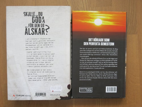 Stefan Ahnhem - 2 böcker .