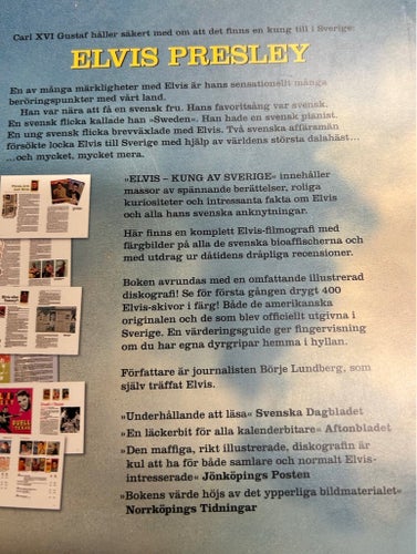 Elvis kung av Sverige av Börje Lundberg