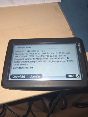 TomTom Start 25 GPS – Behöver mjukvaruuppdatering (Säljes i befintligt skick)