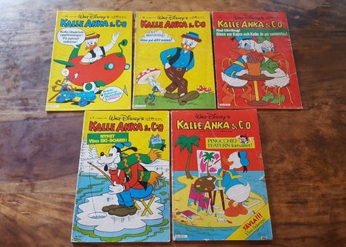 Kalle Anka & C:0 / 1978-79 (Paket med 5 st tidningar / Gott Skick)