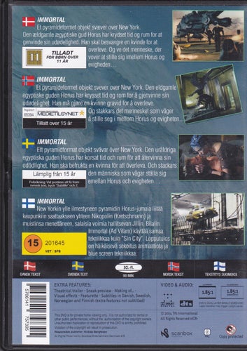 DVD / Immortel / Charlotte Rampling, Thomas Kretschmann