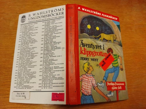 Äventyret i klippgrottan Festliga Franssons sjätte fall - Jerry West. VF+