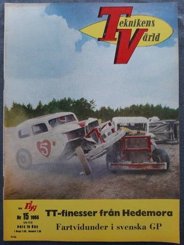 Teknikens Värld nr 15 1955: De Soto Diplomat, Norton 19 S