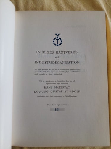 Sveriges Hantverk och Industriorganisation 1870-1920