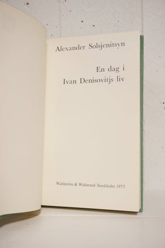 En dag i Ivan Denisovits liv av Alexander Solzjenitsyn