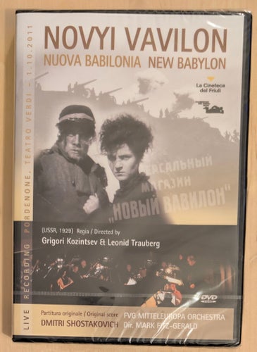 Novyi Vavilon (New Babylon) DVD RARE