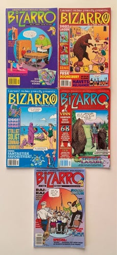 5 X Bizarro nr 4,5-1993 & nr 1,2,3-1994