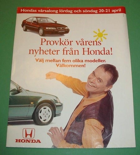 Hondas vårsalong 1996.