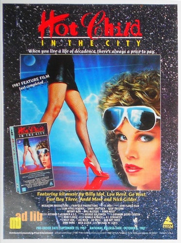 HOT CHILD IN THE CITY, TIDNINGSANNONS 1987