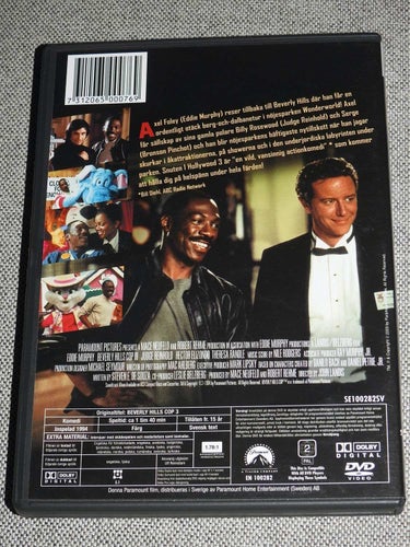 Snuten i Hollywood III DVD Eddie Murphy Komedi 1994 Beverly Hills Cop 3