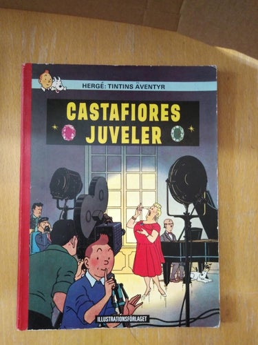 Tintin Herge Tintins äventyr Castafiores juveler. 1969 första upplagan. Fine