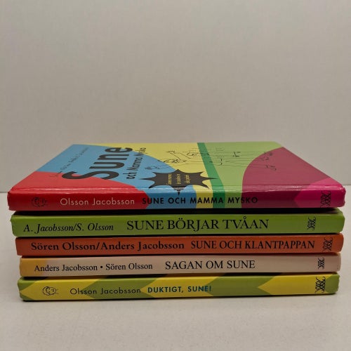 Sune x5 Bokpaket - Ungdomsböcker - Se bilder för titlar