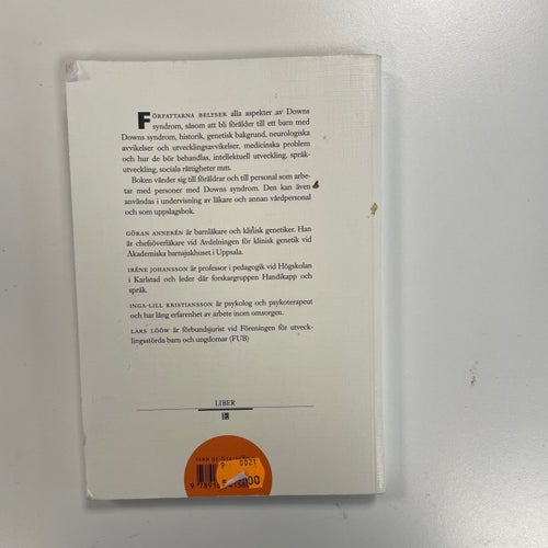 Downs syndrom- en bok för föräldrar och personal av Göran Annerén