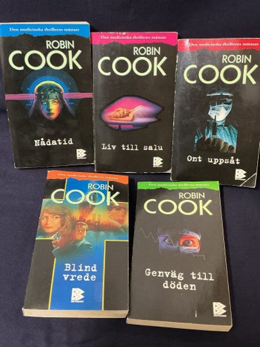 Robin Cook - Nådatid, Liv till salu, Ont uppsåt, Blind vrede, Genväg till döden