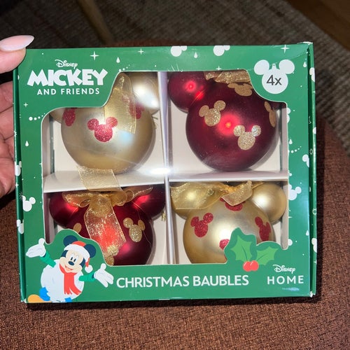 Ny låda från Disney home med Mickey Minnie Mouse julgranskulor julgranskula
