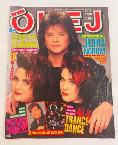 Tidningen OKEJ ! Nr 9 - 1988 .