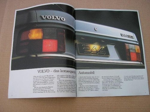 VOLVO Försäljningsbroschyr 244 245 även GLE Turbo 1982