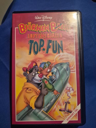 Björnen Baloo - Luftens Hjälte - Top Fun - VHS