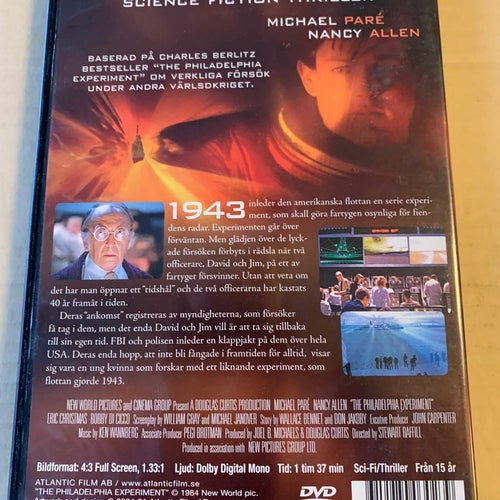 The Philadelphia experiment, Dvd