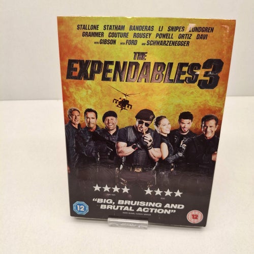The Expendables 3 - Region 2, DVD-Film, Ingen Svensk text, Inplastad dvd