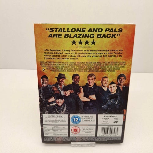 The Expendables 3 - Region 2, DVD-Film, Ingen Svensk text, Inplastad dvd