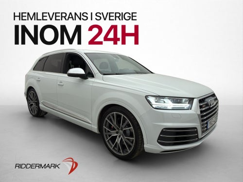 Audi SQ7 4.0 TDI Q. V8 435hk Pano Cockpit 7-Sits BOSE Skinn