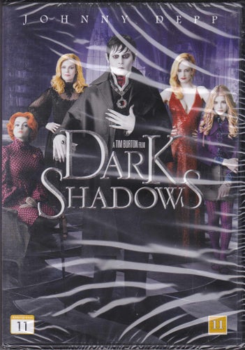 DVD / Dark Shadows / Tim Burton / Johnny Depp, Michelle Pfeiffer/ Ny & Inplastad