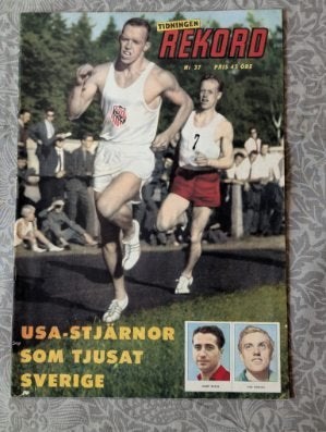 REKORD TIDNINGEN NR. 37 1957 USA-STJÄRNOR SOM TJUSAT SVERIGE LAGBILD DANMARK