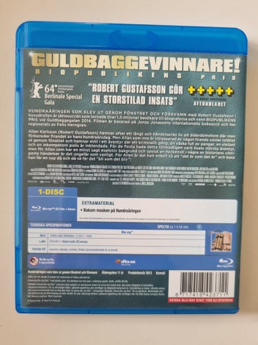 Hundraåringen Som Klev Ut Genom Fönstret Och Försvann (Blu-ray)
