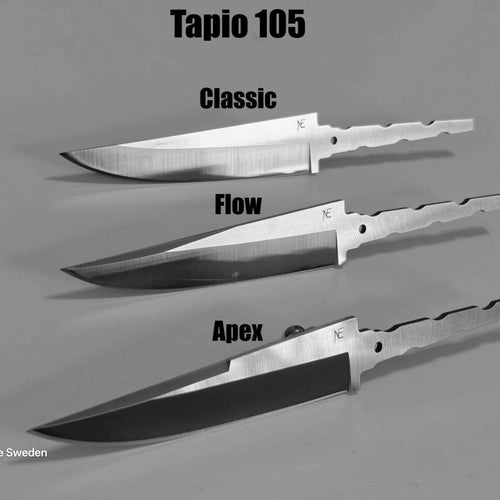 Nordic Edge 3st Knivblad Tapio 105 Classic Flow Apex Knivslöjd 440b Knivmaterial