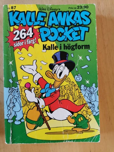 KALLE ANKAS POCKET - Nr 87 - Kalle i högform