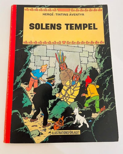 TINTIN - Solens Tempel , 3 :e upplagan 1969