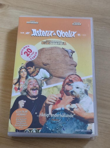 Asterix & Obelix - Uppdrag Kleopatra (VHS) EX RENTAL- Hyrfilm