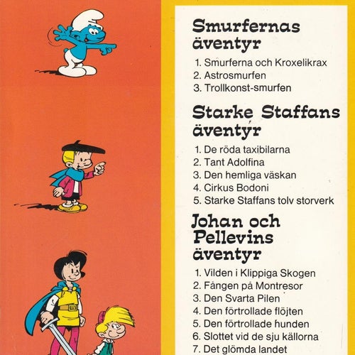 Smurfarna Trollkonst-Smurfen 1976-Album