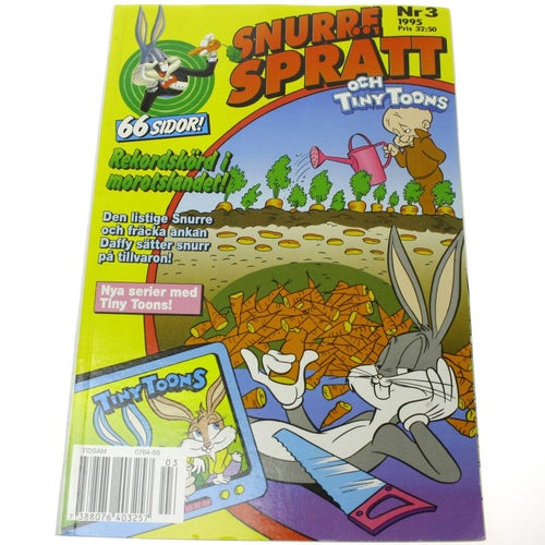 Snurre Sprätt och Tiny Toons - 1995 - NR 3